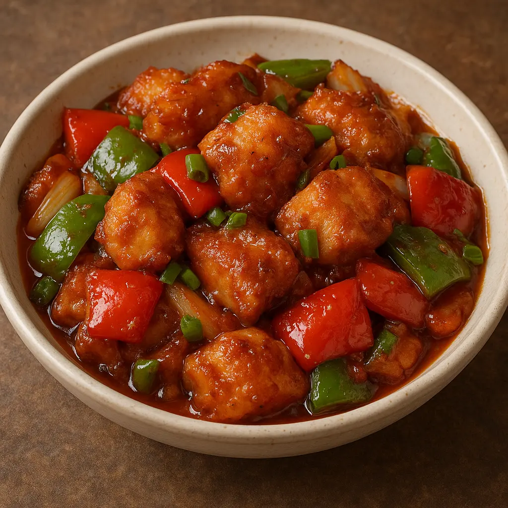 Chilli Fish at Y Not Indian Bar & Bistro in Edmonton