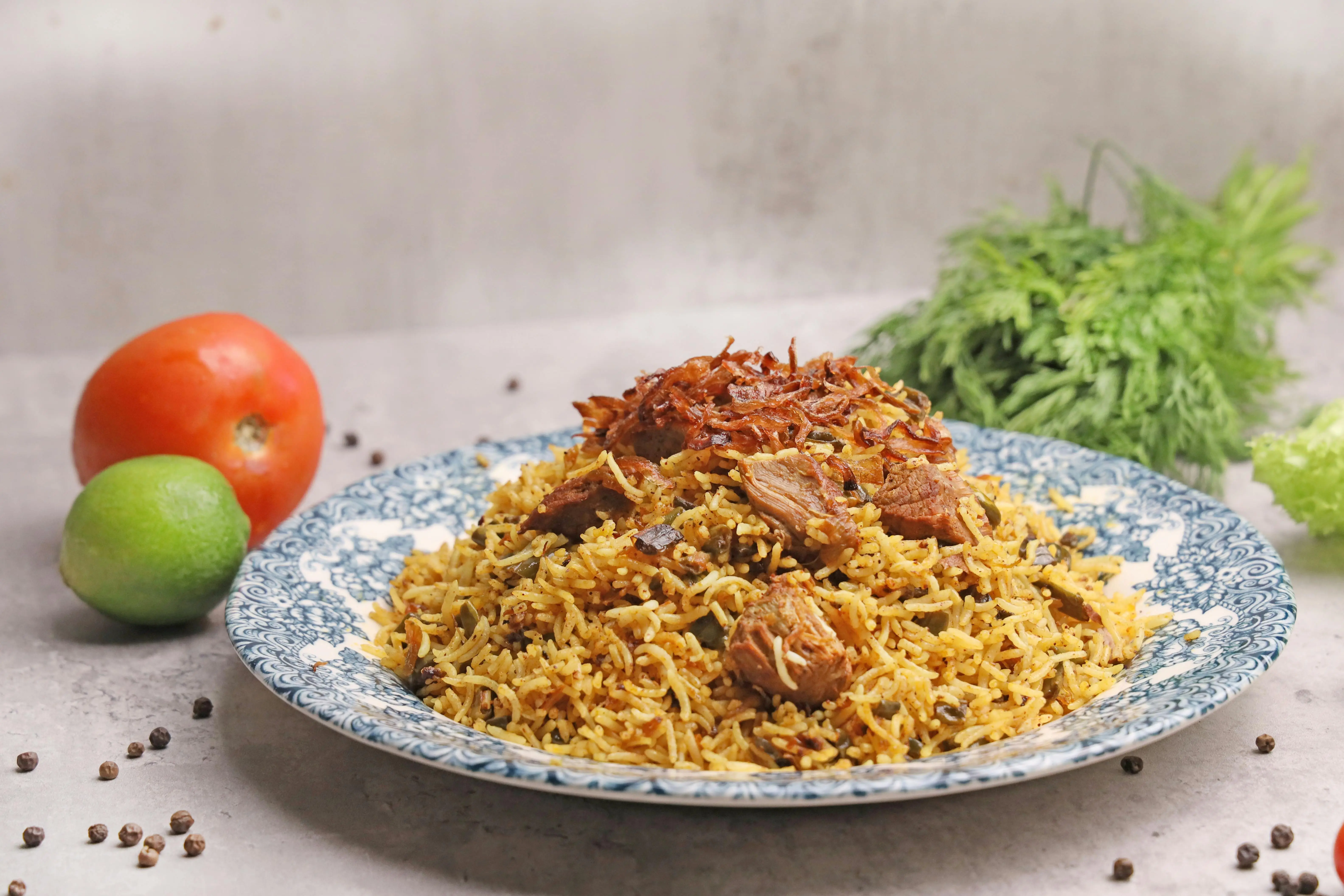 Delicious lamb biryani in Edmonton, AB